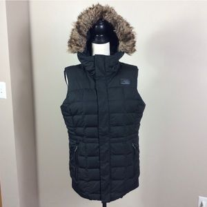 *SOLD*The North Face Hooded Puff 550 Vest Black